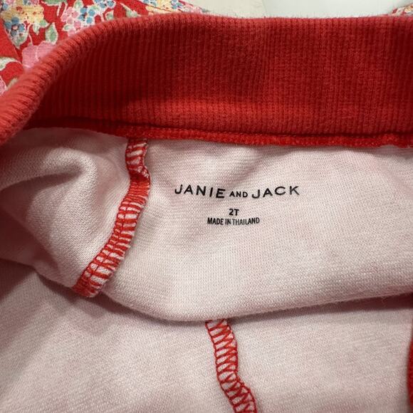 Janie and Jack Red Floral Shorts - Picture 6 of 6